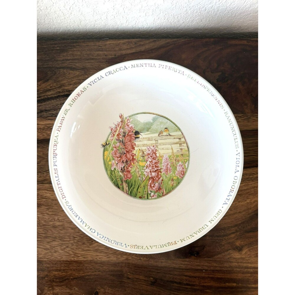 Wildflower Meadow Design 10" Bowl by Marjolein Bastin